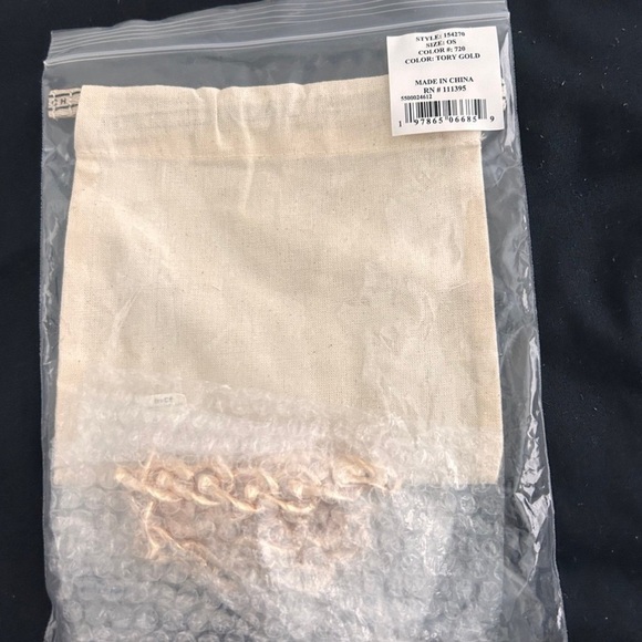 Tory Burch Wishbone Chain Necklace - Picture 4 of 6